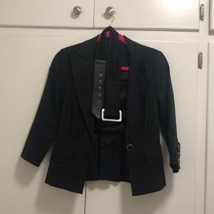 Bebe Black Blazer with Italian Fabric